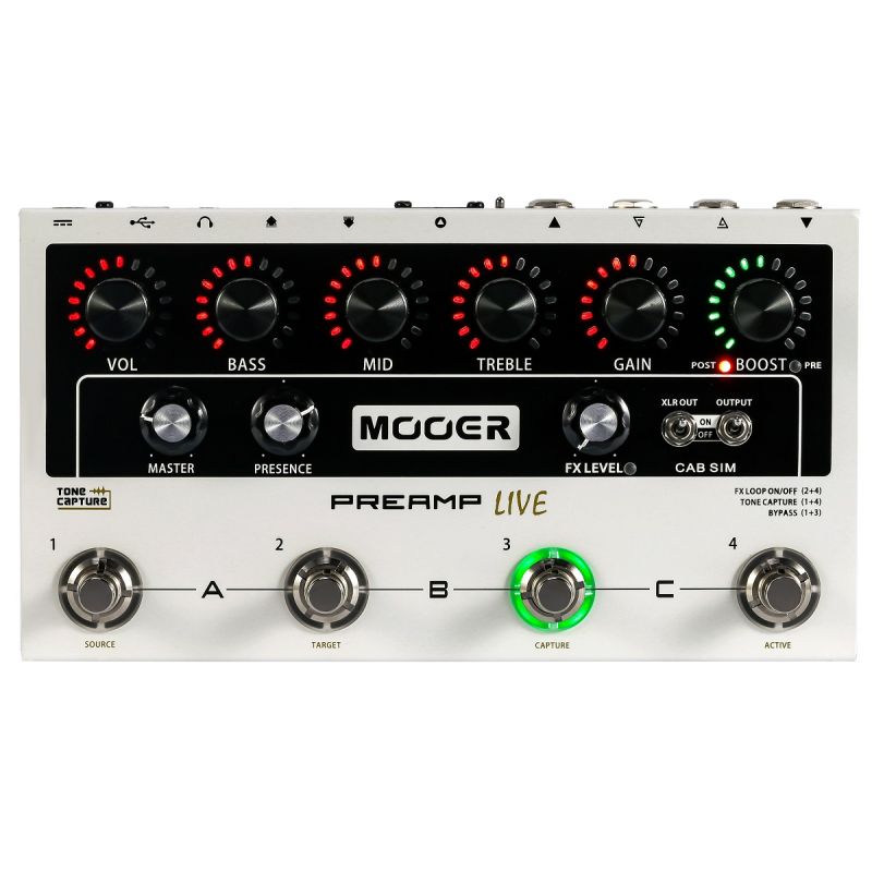 Цифровий гітарний преамп Mooer Preamp Live